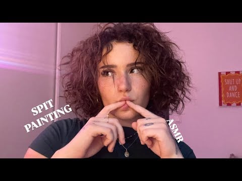 ASMR FR - 🎨 SPIT PAINTING 