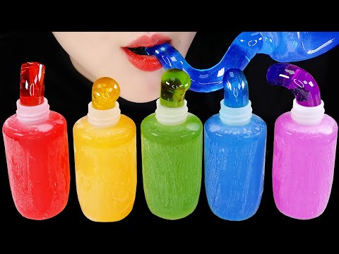 HONEY JELLY ASMR HONEY BOTTLE MUKBANG ASMR 꿀젤리 먹방 ASMR