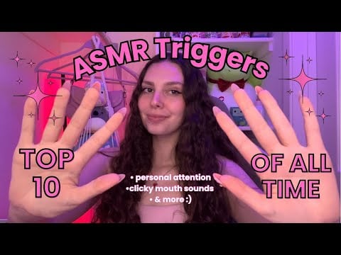 The BEST ASMR Triggers of ALL TIME‼️ (Ranking YOUR Favorites!)