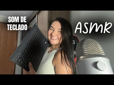 ASMR: SOM DE TECLADO QUE VAI TE FAZER DORMIR!