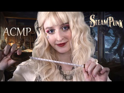 АСМР Измерю тебя и постригу | Стимпанк Ролевая игра | ASMR measure you and cut your hair Steampunk