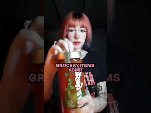 ASMR Using Grocery Items