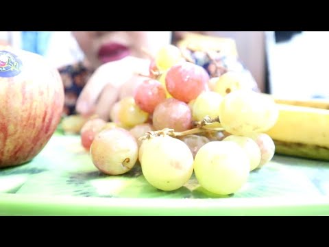 ASMR YELLOW-RED THEMED FRUIT PLATTER