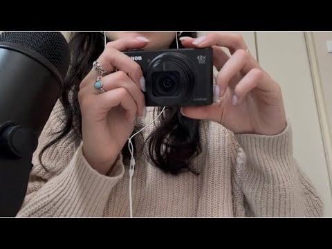 ASMR Unboxing Canon PowerShot sx740hs (rambling & tapping) 📸