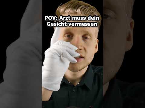 ASMR - POV: Arzt muss dein Gesicht vermessen! #shorts #asmr #roleplay #deutscheasmr