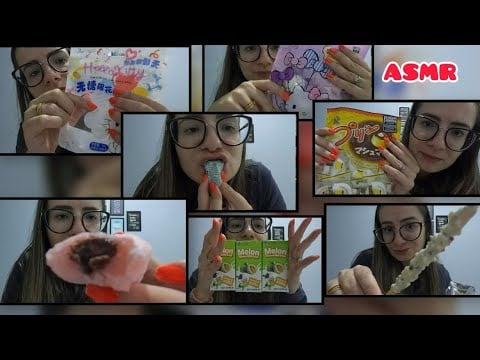 ASMR MUKBANG Experimentando doces coreanos #asmr #mukbang