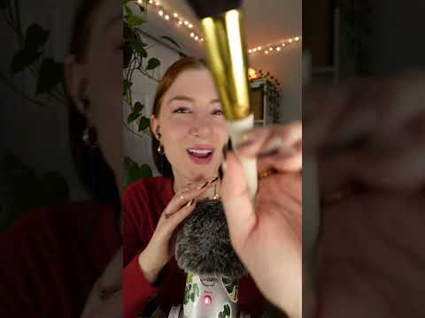 I meant brush...do you prefer touching the lens or not? #asmr #shorts