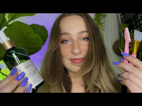 pov spa facial treatment (asmr)