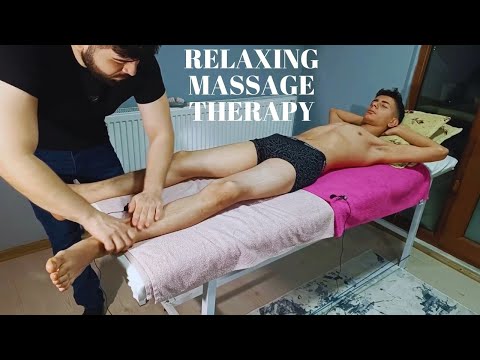 GREAT TURKISH MASSAGE THERAPY THAT IS RELAXING TO WATCH - CHEST,BACK,LEG,ARM,ABDOMINAL MASSAGE