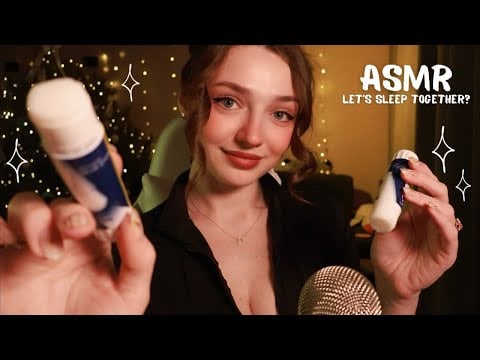 ASMR 💕 Let's sleep together? 😴