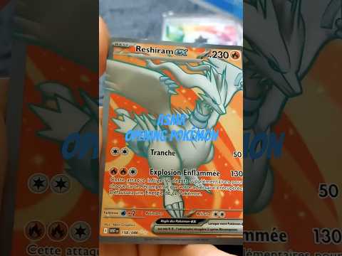 asmr opening booster flamme blanche