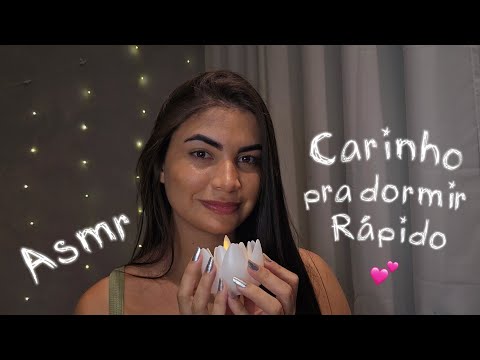 ASMR Pra dormir extremamente rápido (Voz suave e muito carinho ) 💜💤