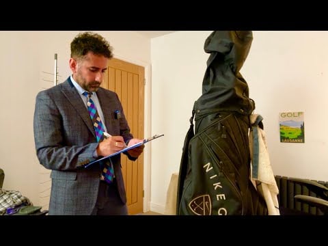 ASMR: A very Thorough Golf Equipment Tester (roleplay)