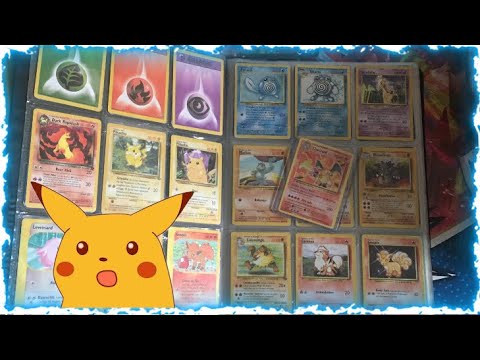 Présentation mon classeur de cartes pokémon Ancienne!