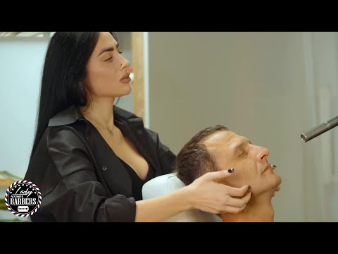 Soothing ASMR Head Massage by Barber Lady Helen for Men