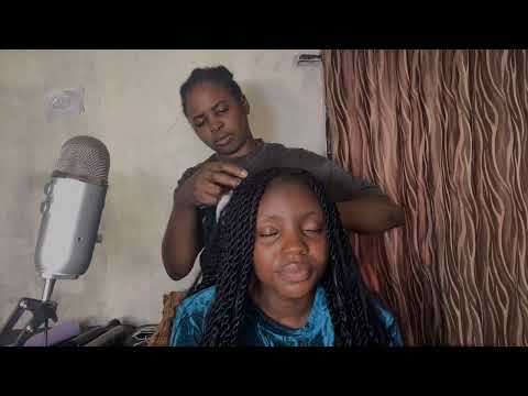 SCALP SCRATCHING ASMR FAST AND AGGRESSIVE HEAD SCRATCHING,  MASSAGE HAIR PULLING @AsmrbyBecserah
