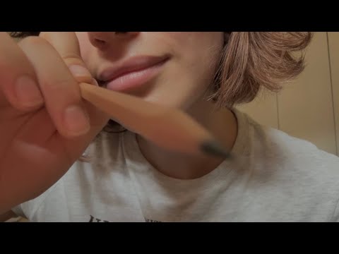 ASMR ACTUALLY Drawing on Your Face ✏️(Layered Sounds)