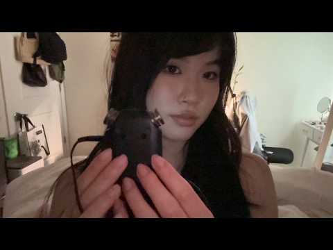 ASMR Fast Triggers on the Tascam // tapping, mouth sounds, scratching