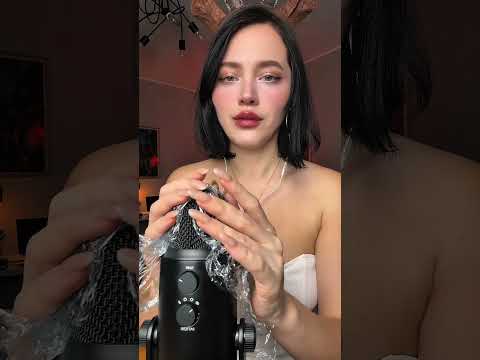 Fireplace sounds using food film #asmr #asmrsounds #asmrvideo