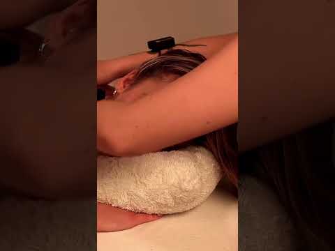 Experience the calming effects of our ASMR head massage