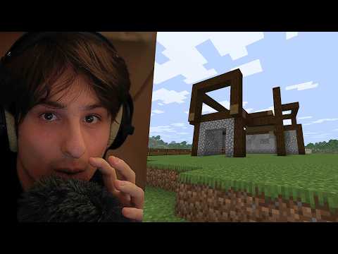 ASMR We START the HOUSE on Minecraft !