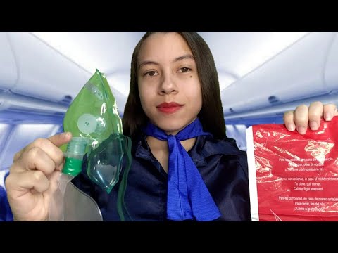 ASMR ROLEPLAY AEROMOÇA *Emergência a Bordo ✈️🔥💨