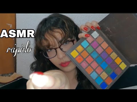 ASMR ROLEPLAY TE MAQUILLO RÁPIDO Y AGRESIVO