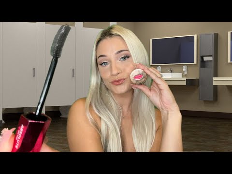 ASMR Toxic Friend Does Your Makeup in School Bathroom