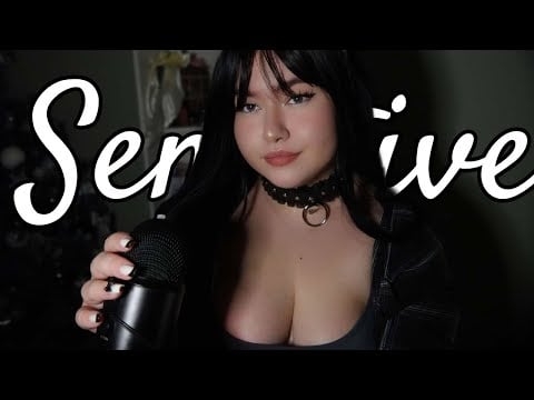 ASMR Sensitive Mouth Sounds (wet & dry, tongue swirling, kiss painting, personal attention)