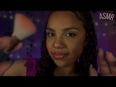 ASMR No Escurinho com Pincel Na Tela 💤🌙