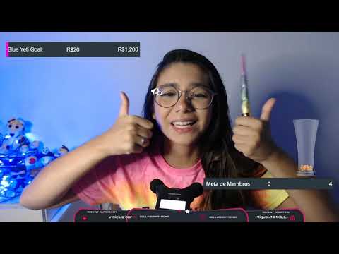 ASMR LIVE | VEM RELAXAR E SENTIR SONINHO!