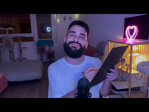 ASMR | TEST DE PERSONNALITÉ (je te pose plus de 100 questions!)