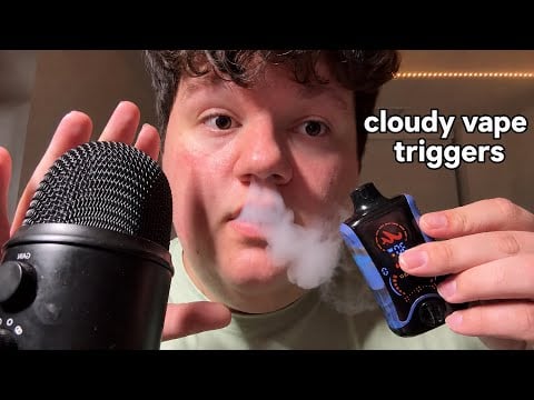 ASMR Wet Mouth Sounds & Cloudy Vape Triggers ✨ 