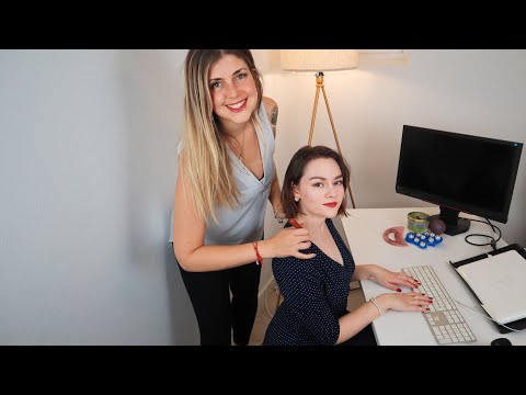 ASMR [Real Person] Medical Exam & Office Massage | Physiotherapie im Büro (Roleplay deutsch/german)