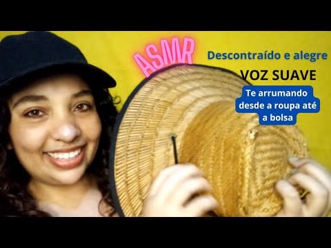 ASMR: Vídeo para relaxar te arrumando por completo para irmos à praia| VOZ SUAVE, bem intenso