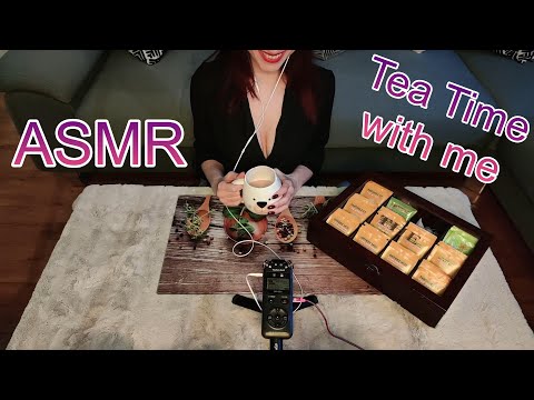 ASMR Tea Time with me | Tapping Scratching Crinkle and more [no talking]