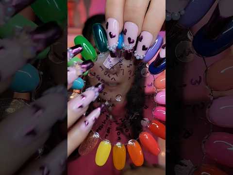 ASMR Gel Manicure Roleplay 💅 💜 #asmr #nails #personalattention #layered