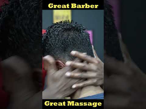 Super Technique Head And Shoulder Massage With Neck Cracking ASMR #shorts