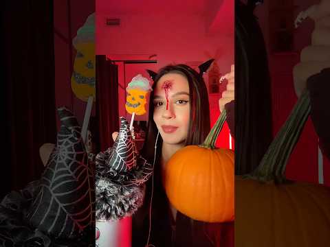 Oops… halloween pumpkins ASMR 🎃 Tapping, scratching & eating #asmr #asmrsounds #asmrvideo #sleep