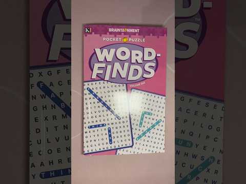 ASMR Tapping On Word-Finds Volume 262 | No Talking #ASMR #Shorts