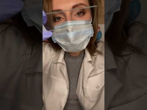 АСМР ВРАЧ дерматолог • ASMR Doctor (полная версия есть на канале!) #асмр #асмрвидео #shorts