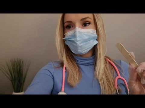 ASMR Medical doctors appointment visit | face touching | personal attention | up close whispering