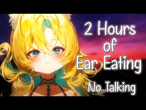 [Curia ASMR] Non-Stop Ear Eating for 2 Hours 🥰