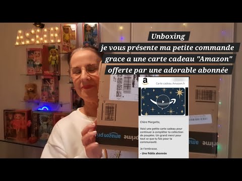 Unboxing commande Amazon,  grâce à une carte cadeau offerte par une charmante abonnée anonyme 📦🎁🙏
