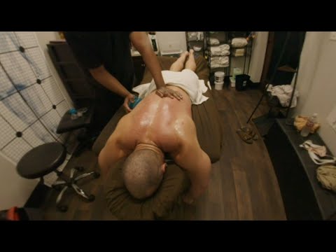 Fire Dancer's Back Massage (Best Seen In A VR Headset)
