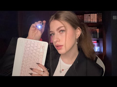 ASMR assistant helps you tingle °.•☆•.° personal attention, mouth sounds, hand movements, fast