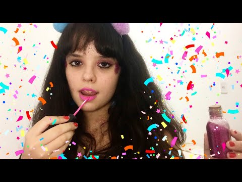 ASMR CARNAVAL🎆🎉: Roleplay Amiga te maquiando para o bloco