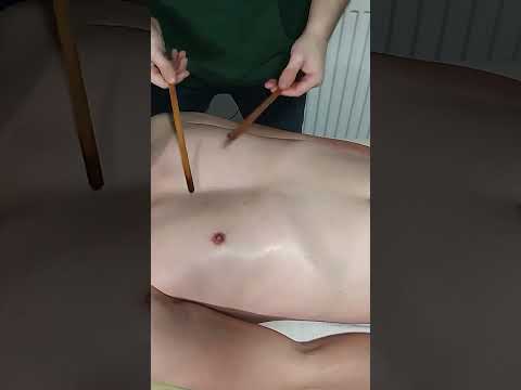 VERY RELAXING CHEST,ARM,HAND,ABDOMINAL MASSAGE TURKISH THERAPY #shorts  #asmr #relaxing #massage