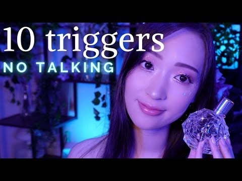 ASMR | NO TALKING | 10 TRIGGERS 💤 tapping, scratching, sticky...