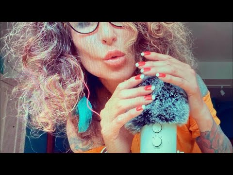 ASMR unpredictable hand sounds | finger flutters | smiles aplenty | mic stroking  | random tapping